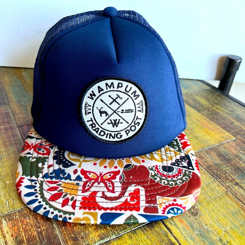 Wampum trading post trucker hat, multicolored, size one size mens.